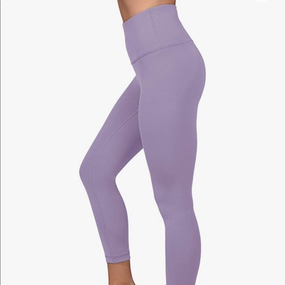 NWT 90 Degree by Reflex "Squat Proof" Interlink High Waist Capri in Lilac Mist - Picture 3 of 16